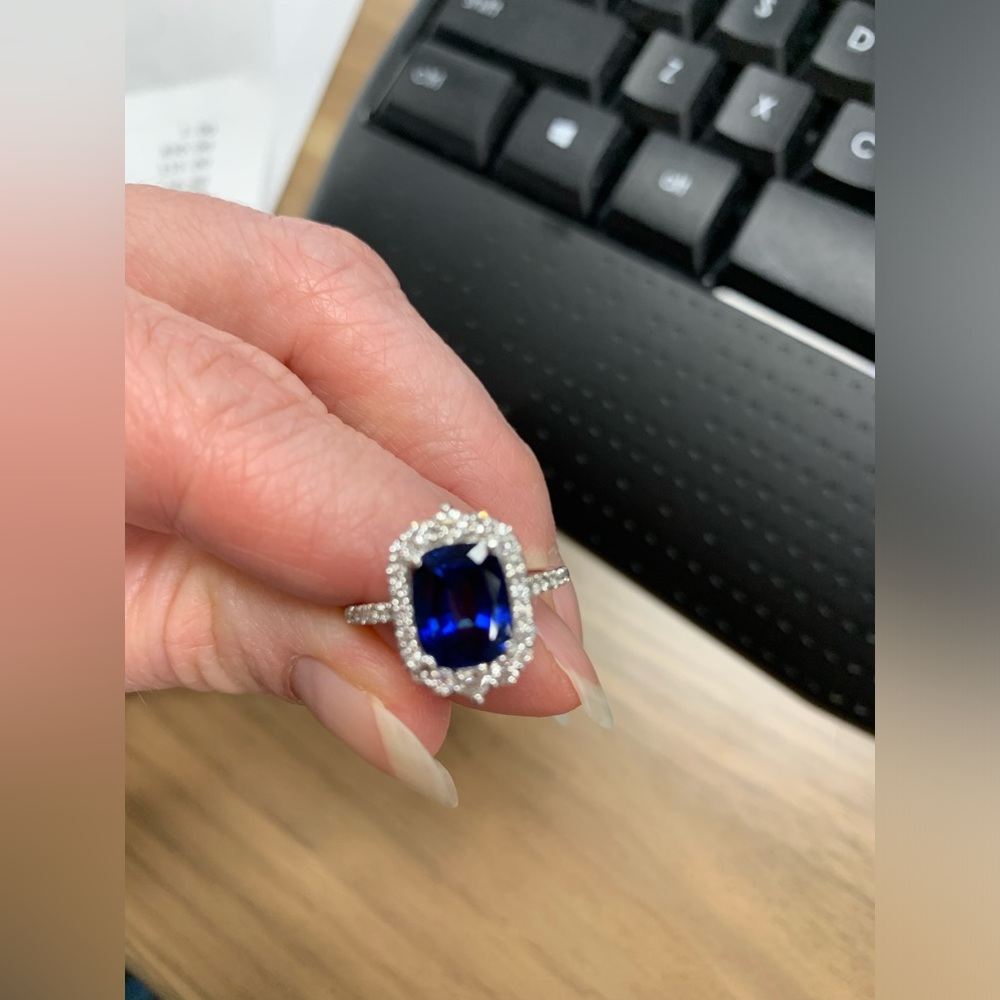 Sapphire and Diamond ring